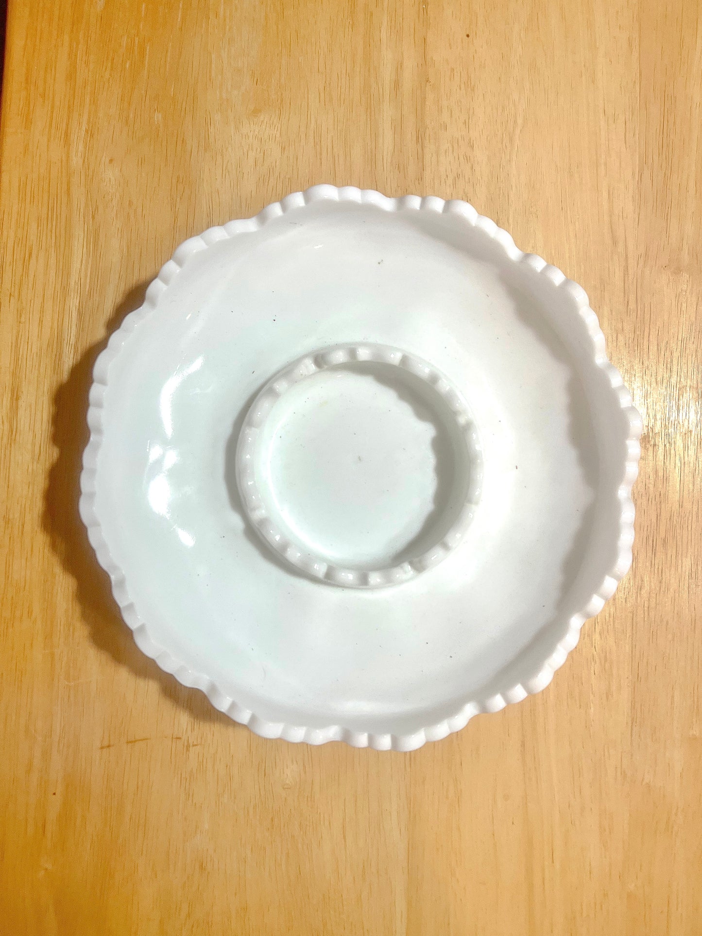Milk Glass Ashtray