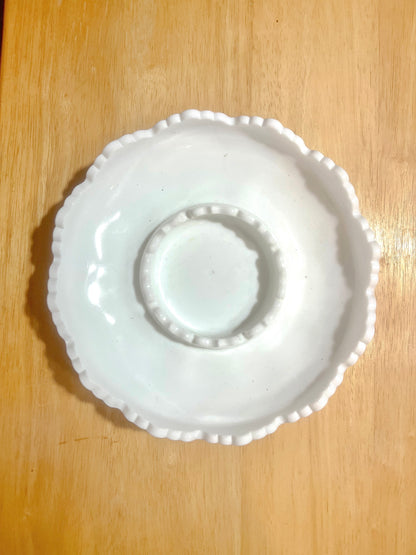 Milk Glass Ashtray